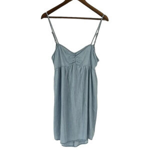 Sonoma Goods for Life Shirt Dress Size Large Blue Lightweight Denim